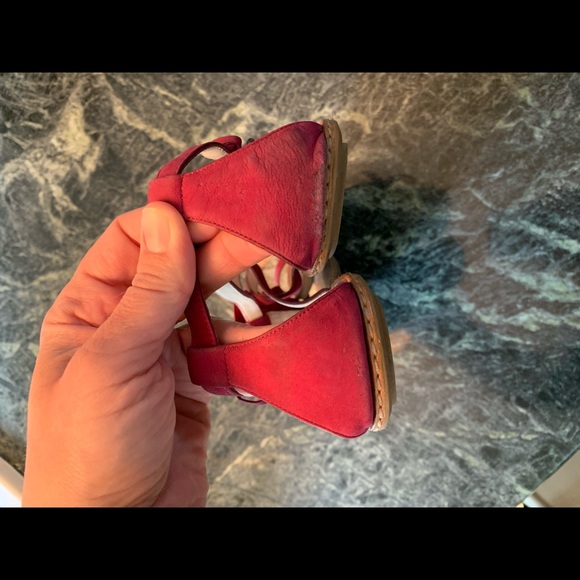 Coach fuchsia flat sandals - Picture 4 of 4